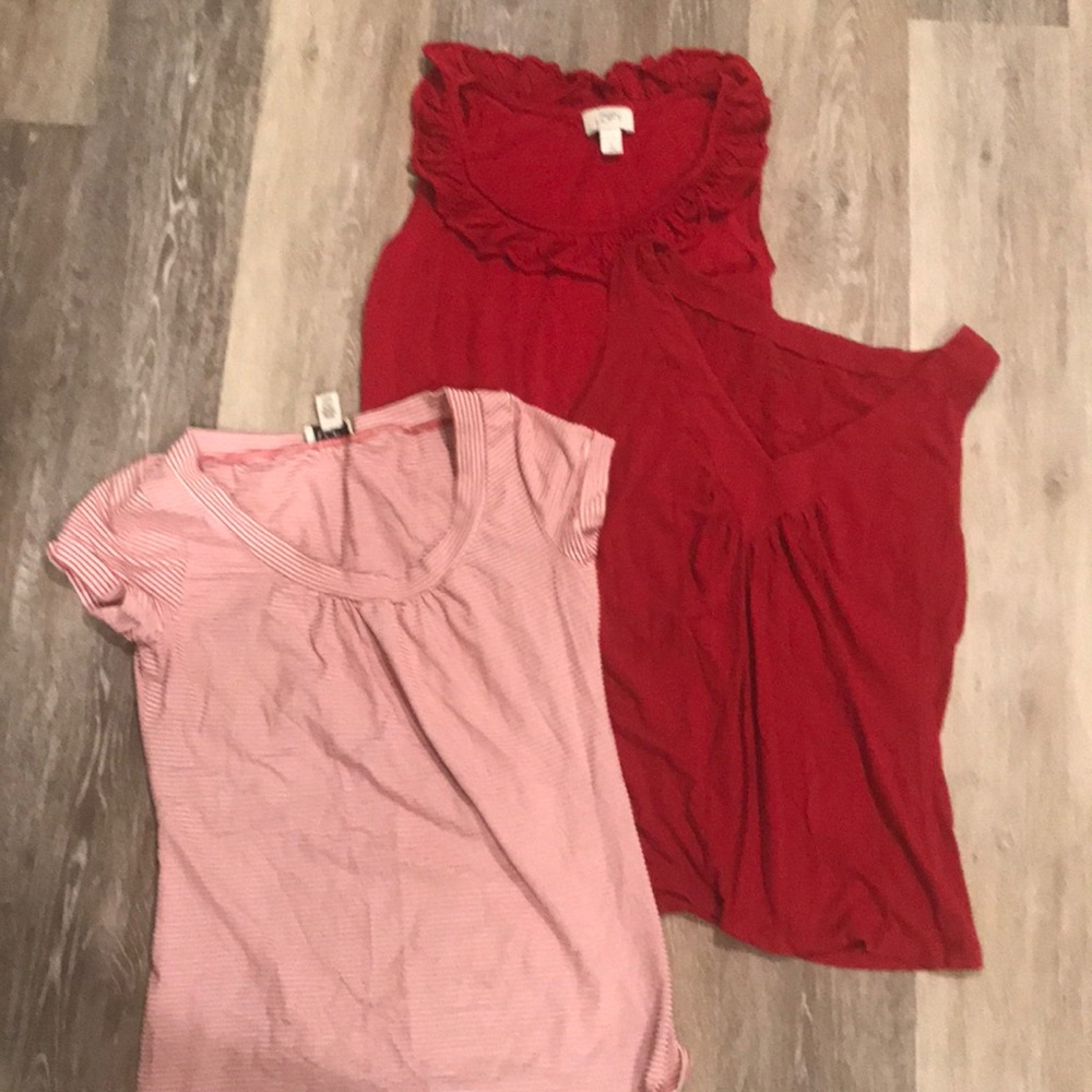 LOFT top bundle in red